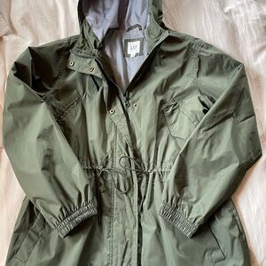 GAP Olive Green Hooded Jacket